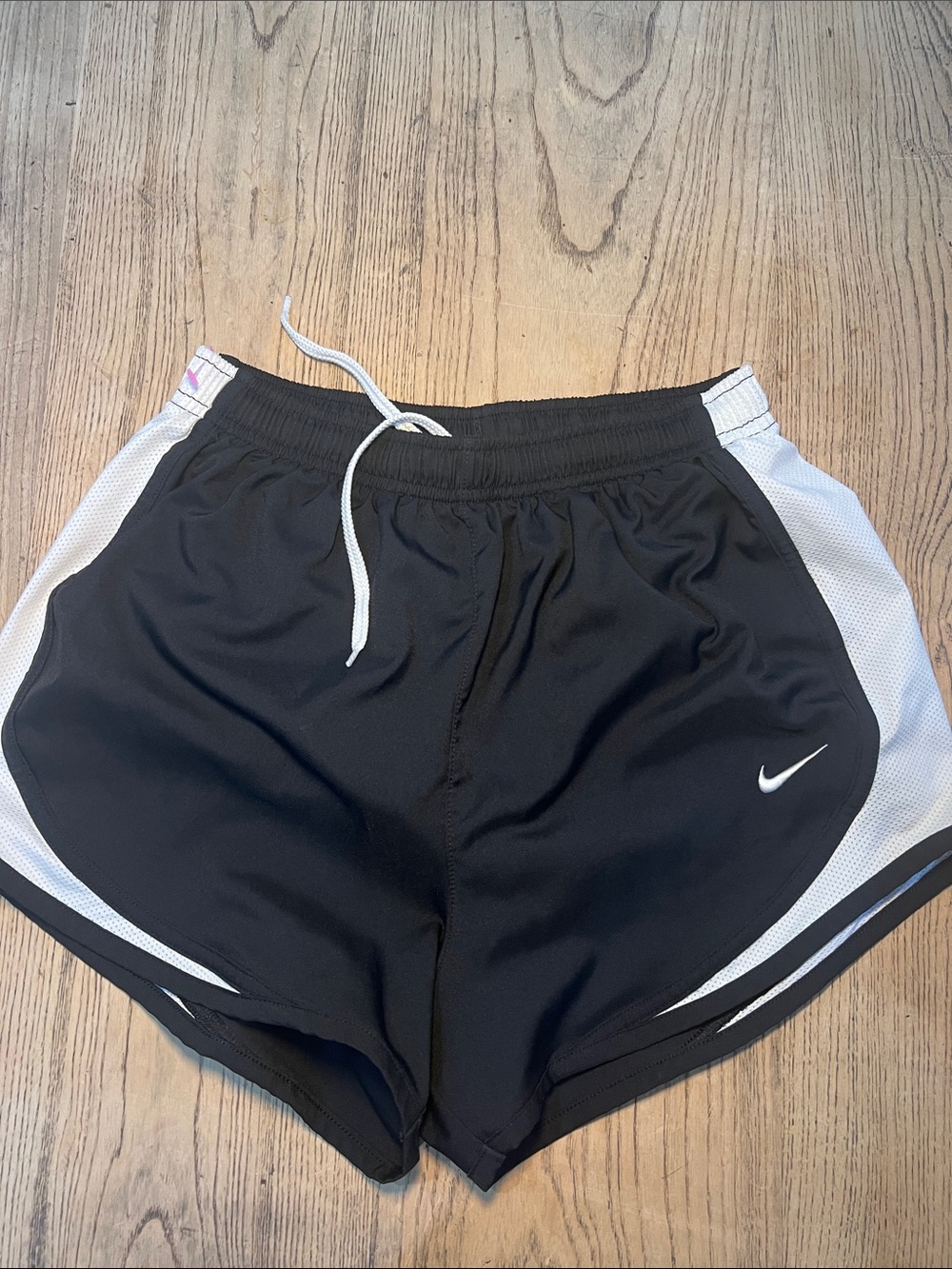 Nike Black and White Athletic Running Shorts